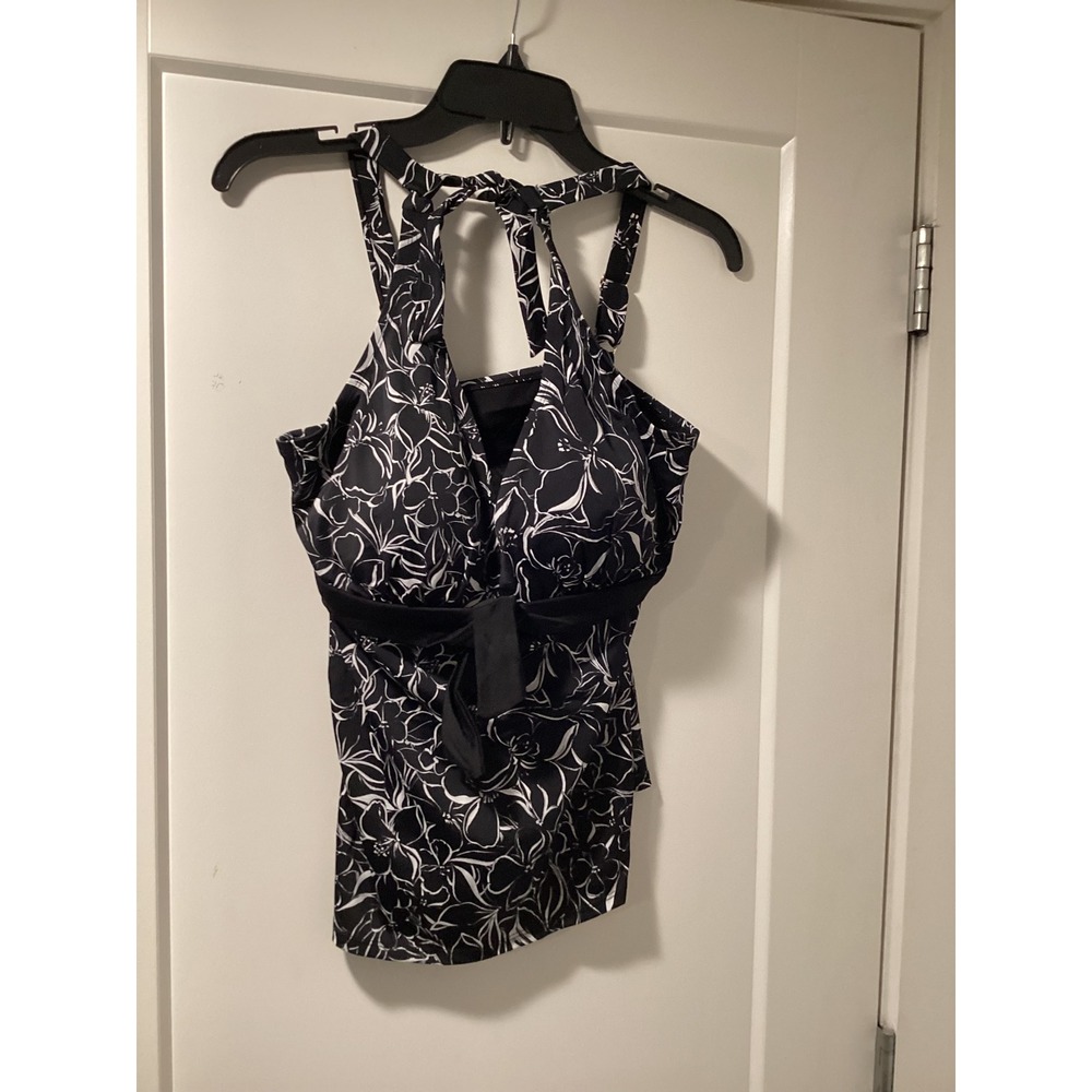 Kim Gravel‎ Womens Black Swim Short Set Size 12